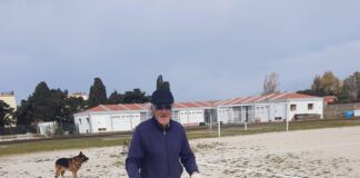 L’ex campione della Juve Antonello Cuccureddu a 72 anni traccia il campo per i bambini