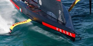 Luna Rossa scalda le vele a Cagliari per la nuova America’s Cup