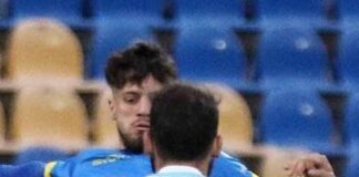 Udoh salva l’Olbia con un gol al 95’ contro la Carrarese