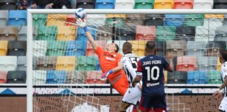 Cagliari umiliato dall’Udinese che vince 5-1