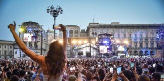 In 20mila a concerto di Radio Italia in p.zza Duomo,15mila fuori